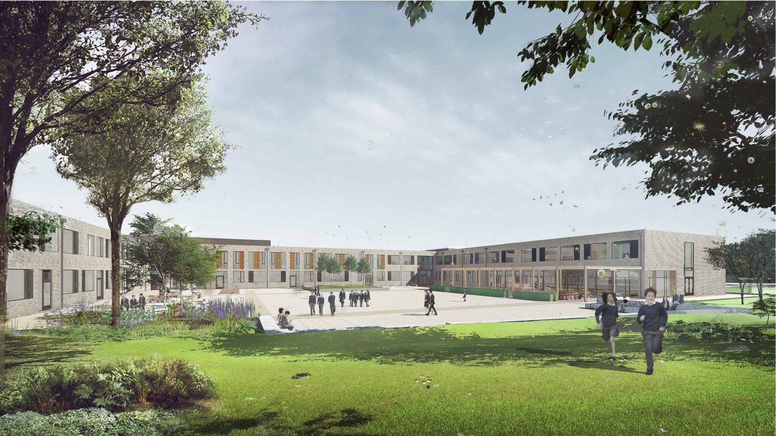 The High School Leckhampton - Construction of our school: