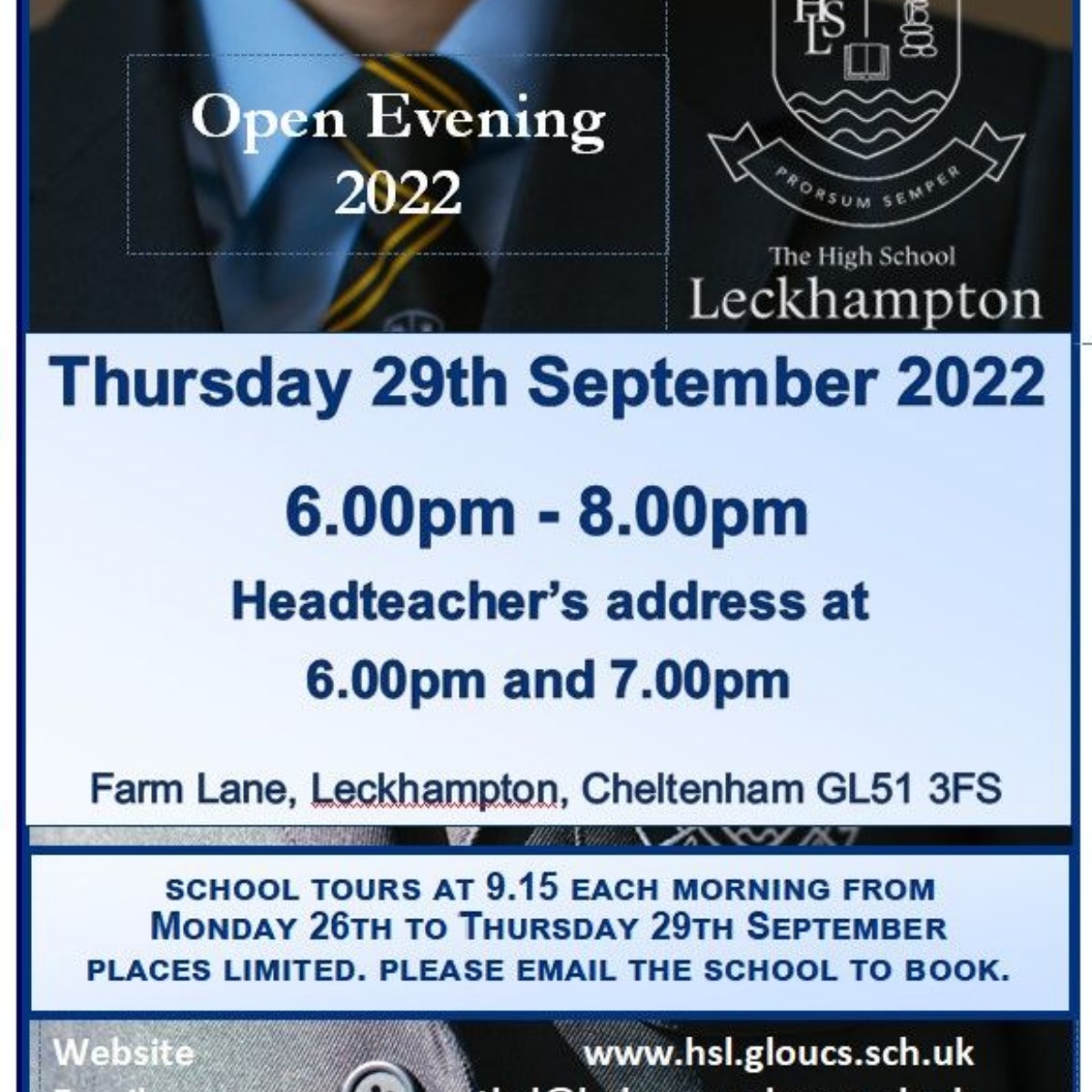 The High School Leckhampton - Open Evening 2022