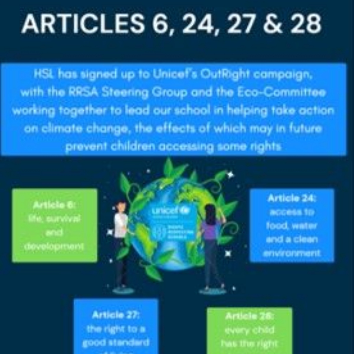 The High School Leckhampton - RRSA Article of the month - April